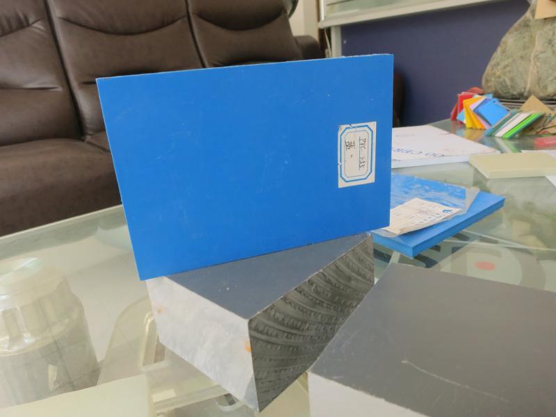 厂家批发PVC板─（高档）蓝色PVC板